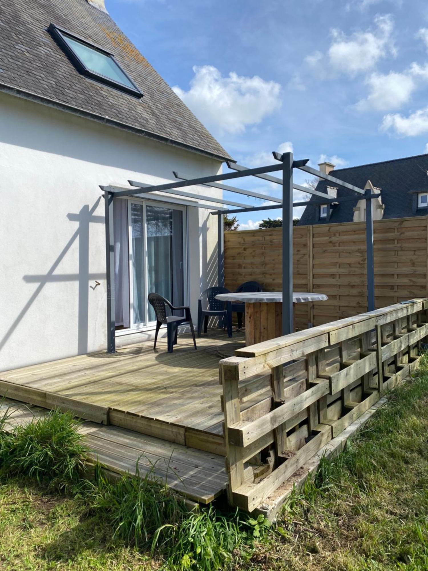 Maison Ideale Avec Enfant Porspoder Exteriör bild