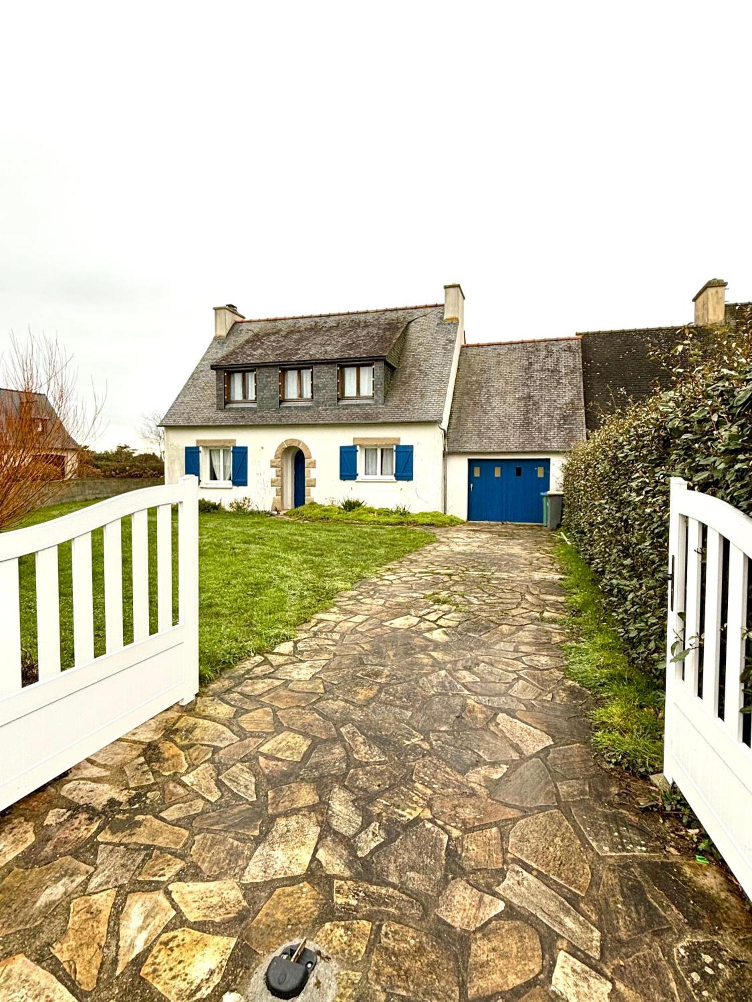 Maison Ideale Avec Enfant Porspoder Exteriör bild